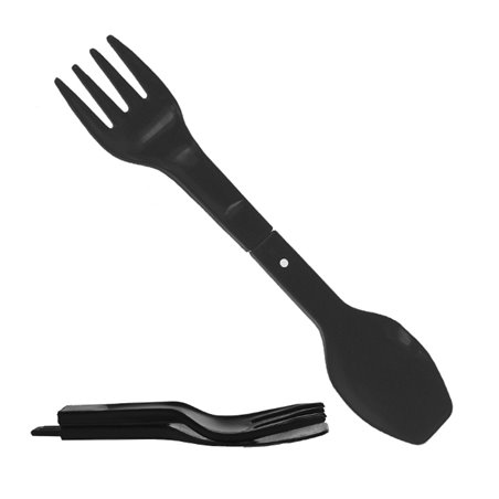 Black spoon-fork