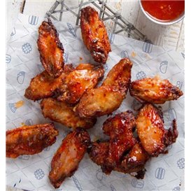 Eco Greaseproof Paper for Wrappling Blue 30x30cm (1.000 Units)