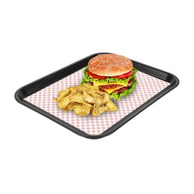 Paper Food Wrap Grease-Proof “Vichy” Red 31x35cm (1.000 Units)