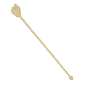 Bamboo Stirrer Strawberry for Drink 18cm (600 Units)