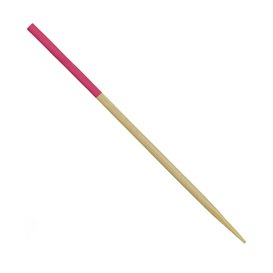 Bamboo Skewer Fuchsia Tip 7cm (300 Units)