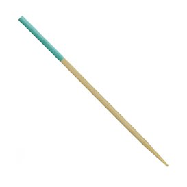 Bamboo Skewer Turquoise Tip 7cm (300 Units)