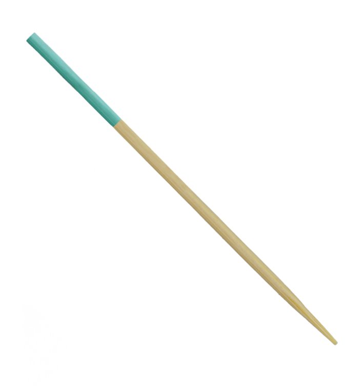 Bamboo Skewer Turquoise Tip 7cm (3.600 Units)