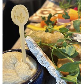 Organic Bamboo Marking Stick 10cm (600 Units) 