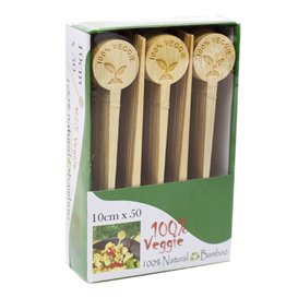 Veggie Bamboo Marking Stick 10cm (50 Units) 