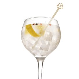 Bamboo Lotus Blossom Drink Stirrer 14cm (600 Units)