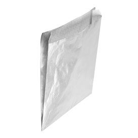 Silver Greaseproof Aluminum Foil 22,3*20+5cm (2000 Units)