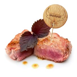 Medium Rare Food Marker “Saignant” 9 cm (1200 Units)