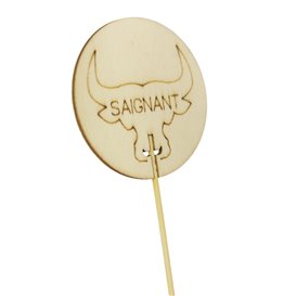 Medium Rare Food Marker “Saignant” 9 cm (60 Units)