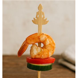 Bamboo Skewer “Bouddha 1” 12cm (50 Units) 