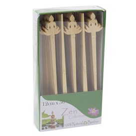 Bamboo Skewer “Bouddha 1” 12cm (600 Units)
