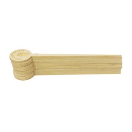 Lactose Free Bamboo Food Marker 10cm (50 Units) 