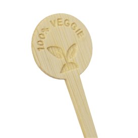 Veggie Bamboo Marking Stick 10cm (50 Units) 
