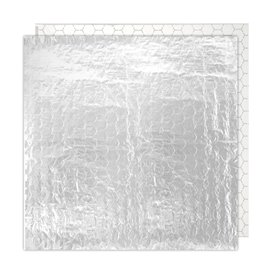Wrap Aluminium Foil Paper 35x35cm (25 Units)