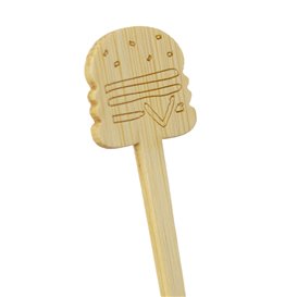 Bamboo Skewer Burger 12cm (50 Units) 