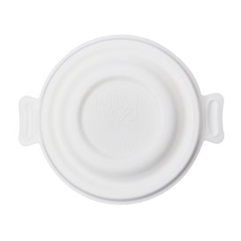 Sugarcane Lid White for Bowl 175 and 235ml (600 Units)
