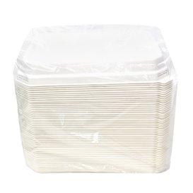 Lid in PLA for Sugarcane Tray 16,5x21,5cm (200 Units)