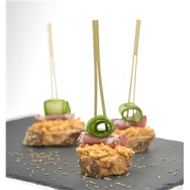 Double Bamboo Skewer 15 cm (100 Pezzi)