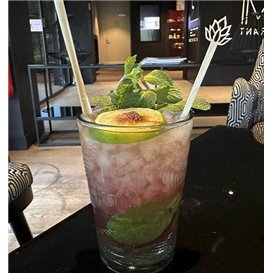 Bamboo Lotus Blossom Drink Stirrer 18cm (600 Units)