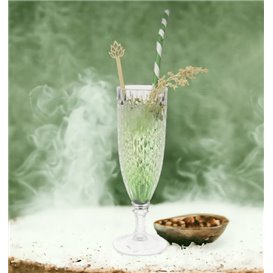 Bamboo Lotus Blossom Drink Stirrer 18cm (50 Units) 