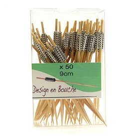 Bamboo skewer “Totem” 9cm (25 Units)