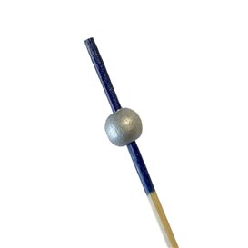 Bamboo Skewer Blue/Silver 10cm (100 Units)