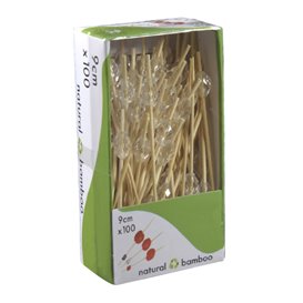Bamboo Skewer Diamond 9cm (100 Units)