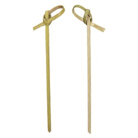 Bamboo Bow Skewer Natural 15cm (10.000 Units)