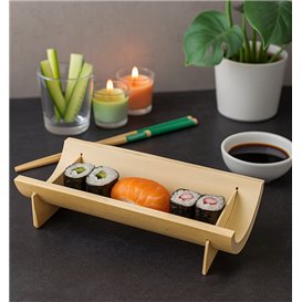 Bamboo Tray 20x10,5x4,5cm (2 Units)