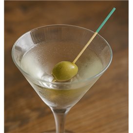 Bamboo Skewer Turquoise Tip 7cm (300 Units)