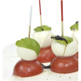 Bamboo Skewer White Tip 7cm (300 Units)