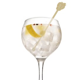 Bamboo Stirrer Strawberry for Drink 14cm (50 Units) 