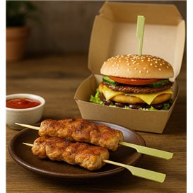 Natural Bamboo Golf Skewer 18cm (10.000 Units)  