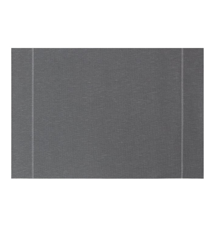 Reusable Cotton Placemat "Day Drap" Anthracite 32x45cm (72 Units)