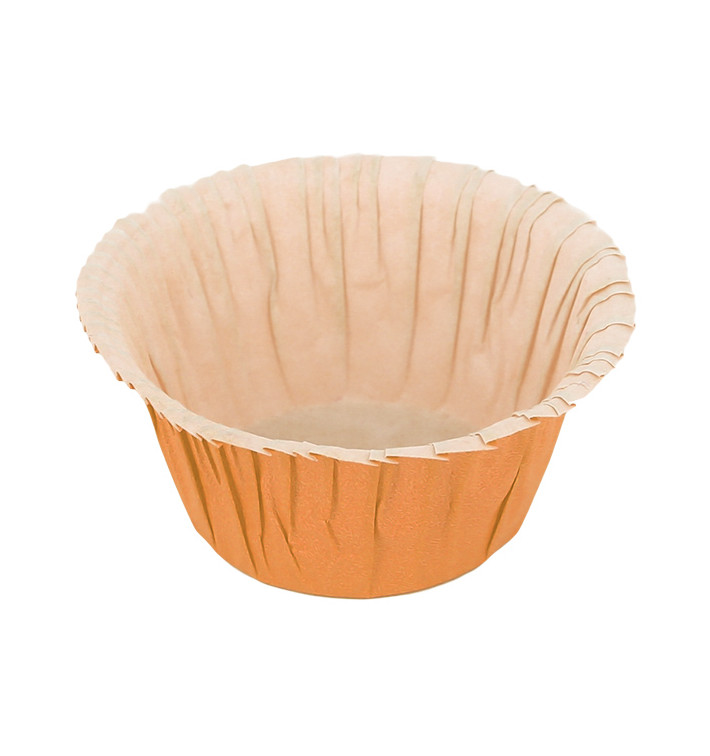 Cupcake Liner Orange 4,9x3,8x7,5cm 