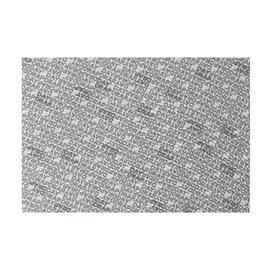 Reusable Cotton Placemat "Day Drap" Anthracite 32x45cm (72 Units)