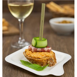 Bamboo Serving Tong 15cm (100 Pezzi)