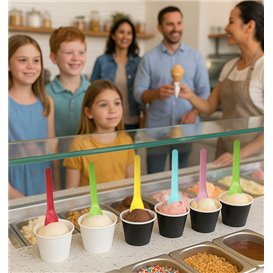 Ice Cream Scoop Colors CPLA 10cm (1.000 Units)