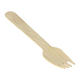 Wooden Fork Eco 16cm (100 Units)