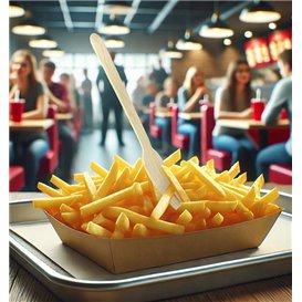 Wooden Fork Eco 16cm (1200 Units)