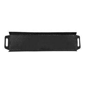 Paper Tray with Handles Rectangular shape Black 32x7,5 cm (5 Units)
