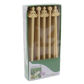 Bamboo Stirrer “Bouddha 1” for Drink 14cm (50 Units) 