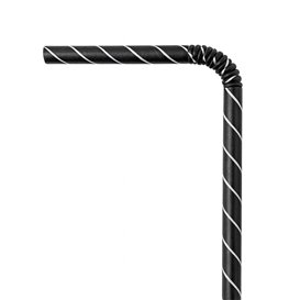 Paper Straw Flexible Pack Ø0,6cm 23cm (3.000 Units)