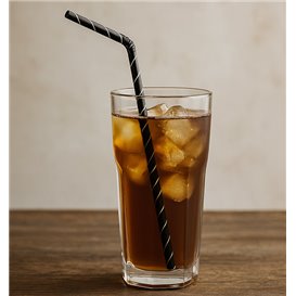 Paper Straw Flexible Pack Ø0,6cm 23cm (250 Units)