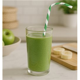 Paper Straw Flexible Pack Wrapped Ø0,6cm 23cm (6000 Units)