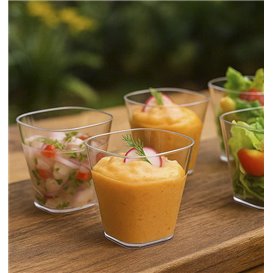 Transparent PS Tasting Glass 150ml High 6.1cm (200 Units) 