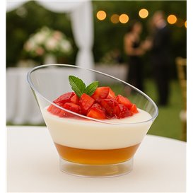 Transparent PS Low Tasting Cup 195ml (10 Units) 