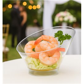 Transparent PS Low Tasting Cup 195ml (10 Units) 