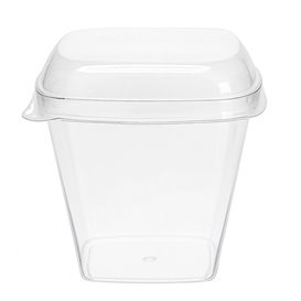 Lid for Tasting Bowl PS Transparent 7,5x7,5cm (2.000 Units)