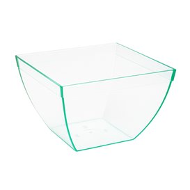Transparent PS Tasting Bowl “Water Green” 580ml (100 Units)
